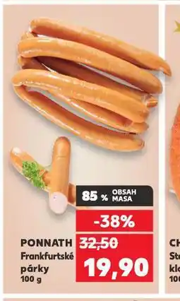 Kaufland Frankfurtské párky nabídka