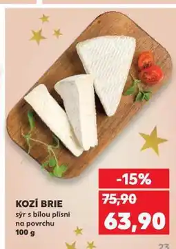 Kaufland Kozí brie nabídka