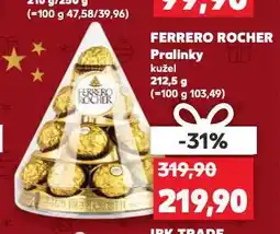 Kaufland Ferrero rcher pralinky nabídka