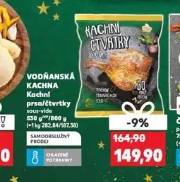 Kaufland Vodňanská kachna kachní čtvrtky nabídka