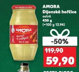 Kaufland Amora dijonská hořčice nabídka