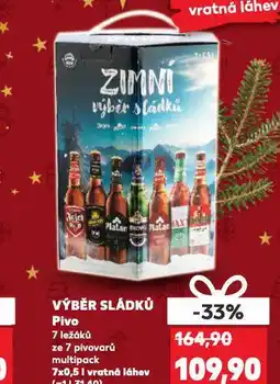 Kaufland Pivo výběr sládků nabídka