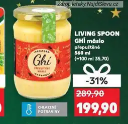 Kaufland Living spoon ghí máslo nabídka