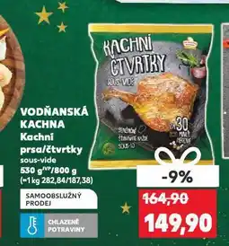 Kaufland Vodňanská kachna kachní prsa nabídka