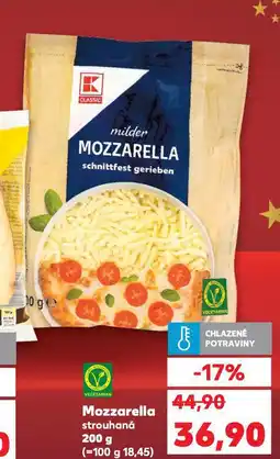 Kaufland Mozzarella nabídka