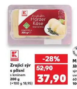 Kaufland Zrající sýr s plísní nabídka