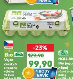 Kaufland Bio vejce nabídka