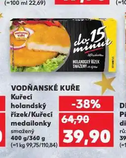 Kaufland Vodňanké kuře kuřecí medailonky nabídka