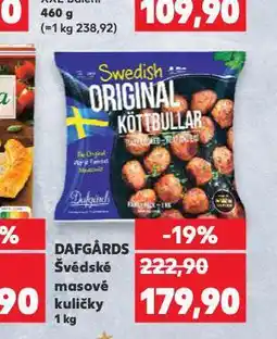 Kaufland Bafgards švédské masové kuličky nabídka