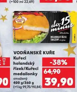 Kaufland Vodňanské kuře kuřecí holandský řízek nabídka