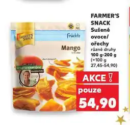 Kaufland Farmer's snack sušené ovoce nabídka