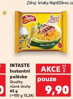 Kaufland Intaste instanstní polévka nabídka