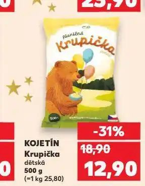 Kaufland Kojetín krupička nabídka