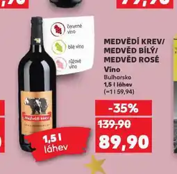 Kaufland Medvěd rosé nabídka