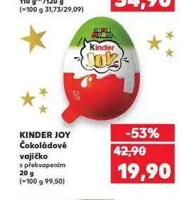 Kaufland Kinder joy nabídka