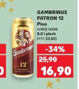 Kaufland Pivo gambrinus nabídka