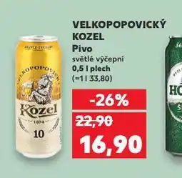 Kaufland Pivo velkopopovický kozel nabídka