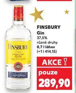 Kaufland Finsbury gin nabídka