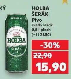 Kaufland Pivo holba šerák nabídka