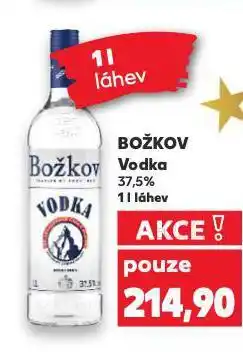 Kaufland Božkov vodka nabídka