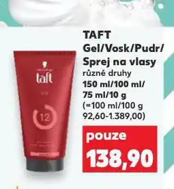 Kaufland Taft vosk na vlasy nabídka