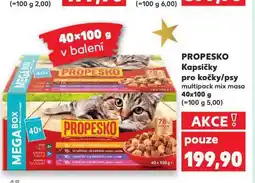 Kaufland Propesko kapsičky pro psy nabídka