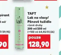 Kaufland Taft lak na vlasy nabídka