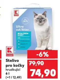 Kaufland Stelivo pro kočky nabídka