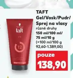 Kaufland Taft gel na vlasy nabídka