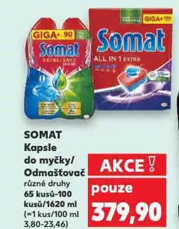 Kaufland Somat kapsle do myčky nabídka