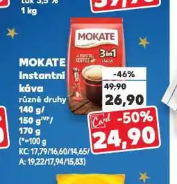 Kaufland Káva mokate nabídka