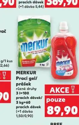 Kaufland Merkur prací prášek nabídka