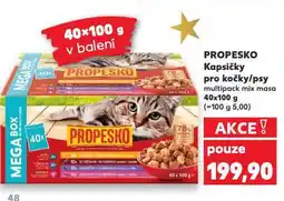 Kaufland Propesko kapsičky pro kočky nabídka
