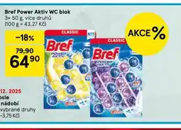 Tesco Bref power aktiv wc blok nabídka