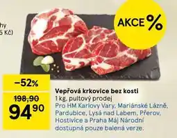 Tesco Vepřová krkovice ebez kosti nabídka