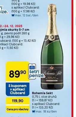 Tesco Bohemia sekt nabídka