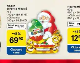 Tesco Kinder surprise mikuláš nabídka