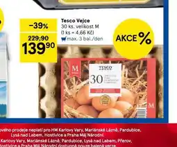 Tesco Vejce m 30 ks nabídka