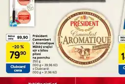 Tesco Président camembert l´aromatique nabídka