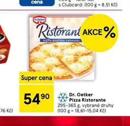 Tesco Dr. oetker pizza ristorante nabídka