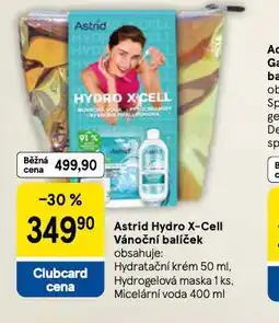 Tesco Astrid hydro x-cell vánoční balíček nabídka
