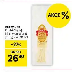 Tesco Korbáčky sýr nabídka