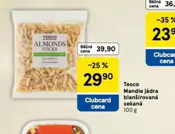Tesco Mandle jádra blanšírovaná sekaná nabídka