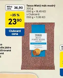 Tesco Mletý mák modrý nabídka