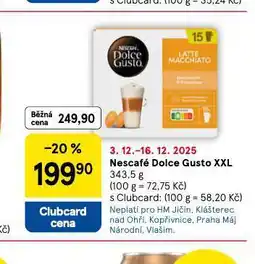 Tesco Nescafé dolce gusto nabídka