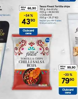 Tesco Tortilla chips nabídka