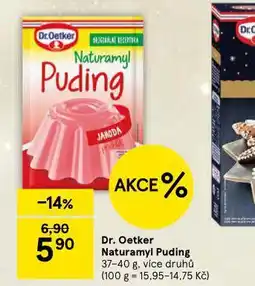 Tesco Dr. oetker naturamyl puding nabídka