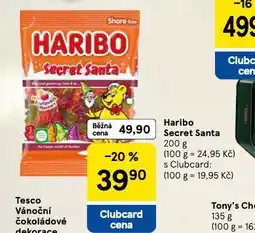 Tesco Haribo secret santa nabídka