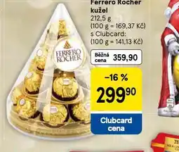 Tesco Ferrero rocher kužel nabídka