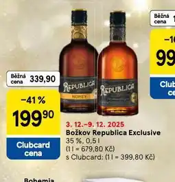 Tesco Božkov republica exclusive nabídka